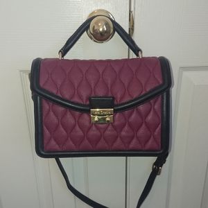 EUC Vera Bradley - Lydia Quilted Leather Satchel